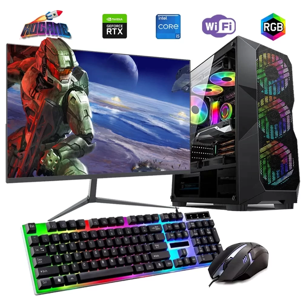 i5 12400F 16GB DDR4 512GB m2 6GB RTX3050 27 165HzMonitörlü Oyun Bilgisayarı