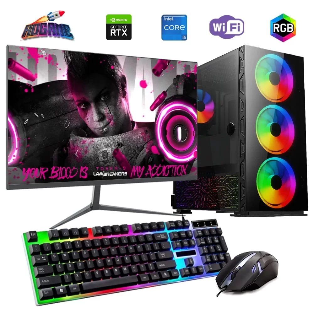 i5 12400F 32GB DDR4 1TB M2 12GB RTX3060 24 Monitörlü Oyun Bilgisayarı