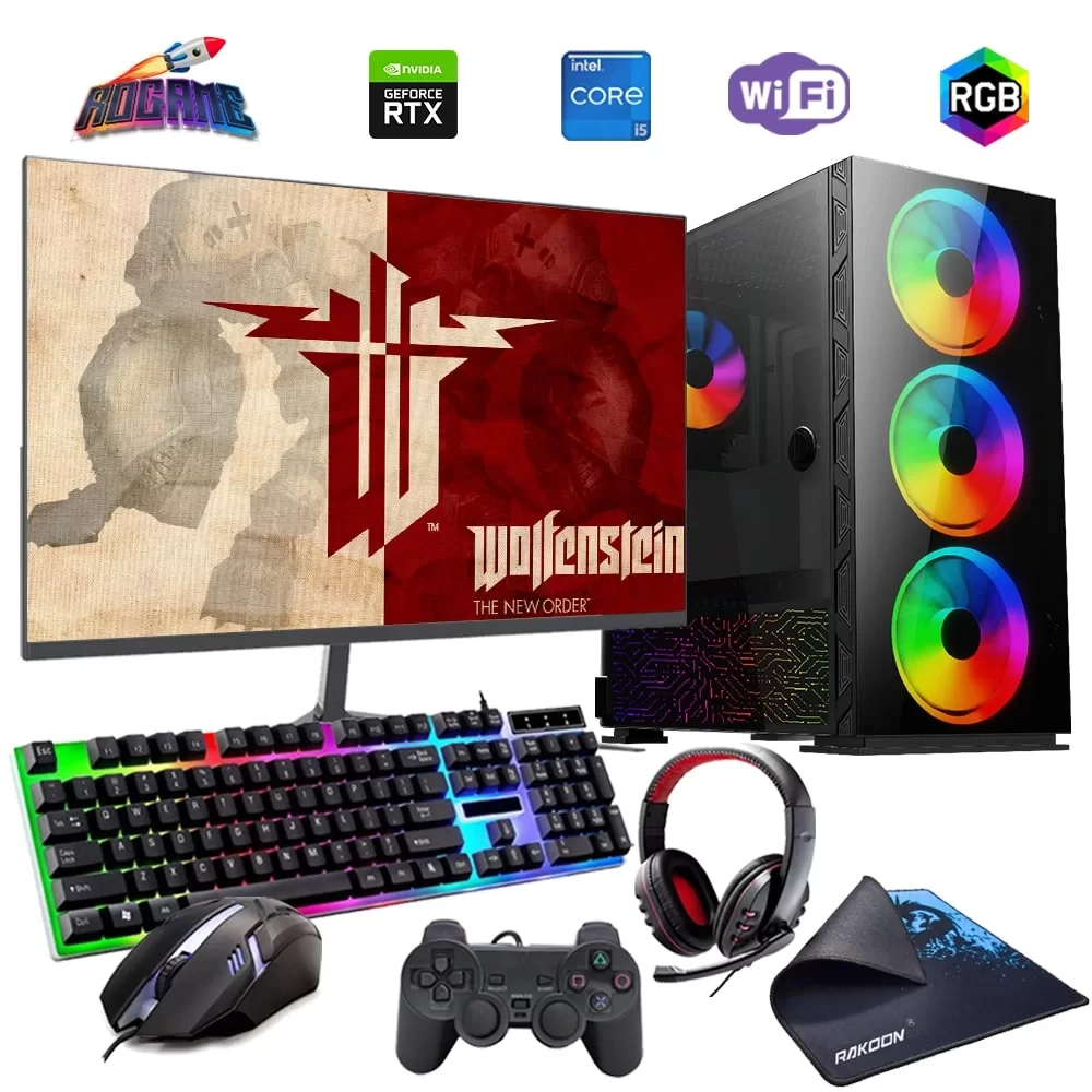 i5 12400F 32GB DDR4 1TB M2 8GB RTX3050 27 Monitörlü (Gaming SET)