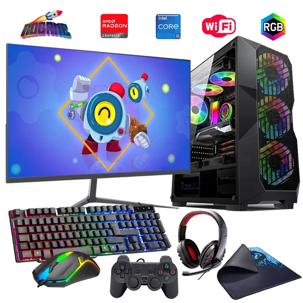 i5 13400F 32GB DDR4 1TB M2 8GB RX580 27 165Hz Monitörlü Oyun Bilgisayarı (Gaming SET)