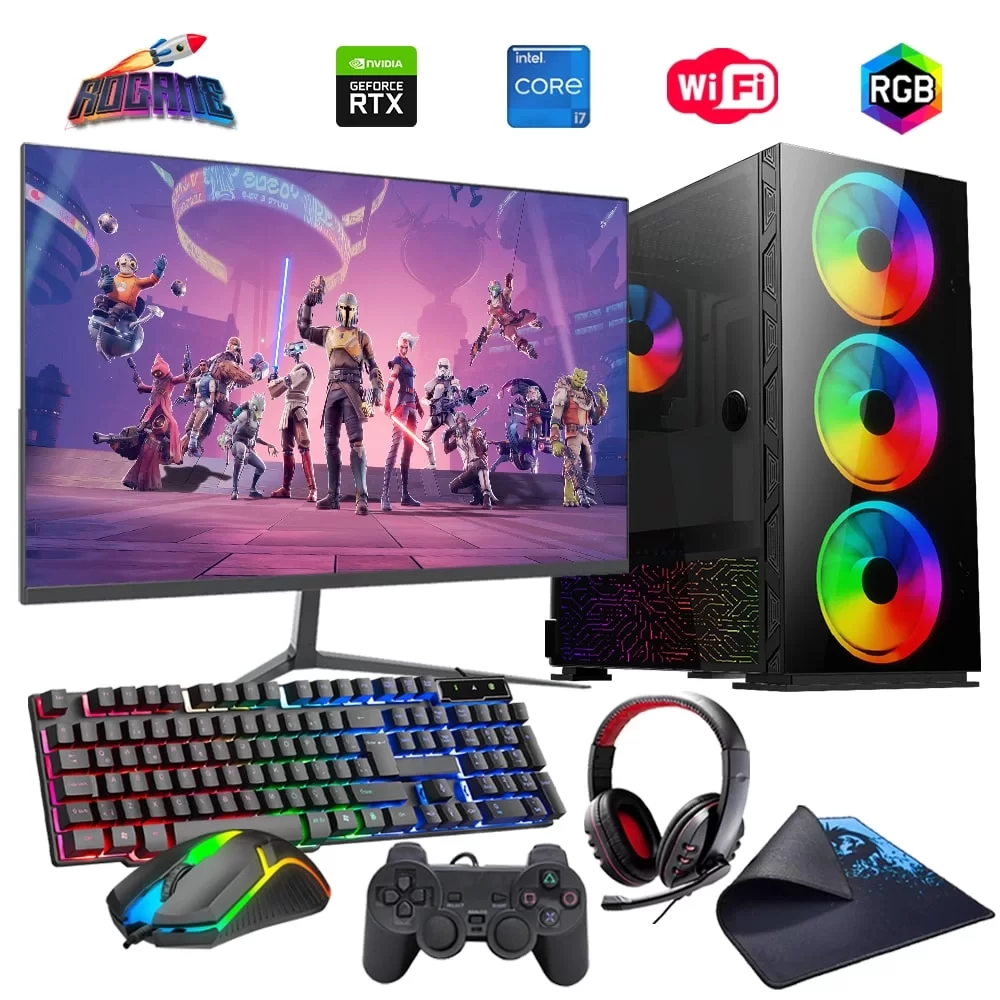 i7 13700F 16GB DDR4 512GB m2 12GB RTX3060 27 165Hz Monitörlü Oyun Bilgisayarı (Gaming SET)