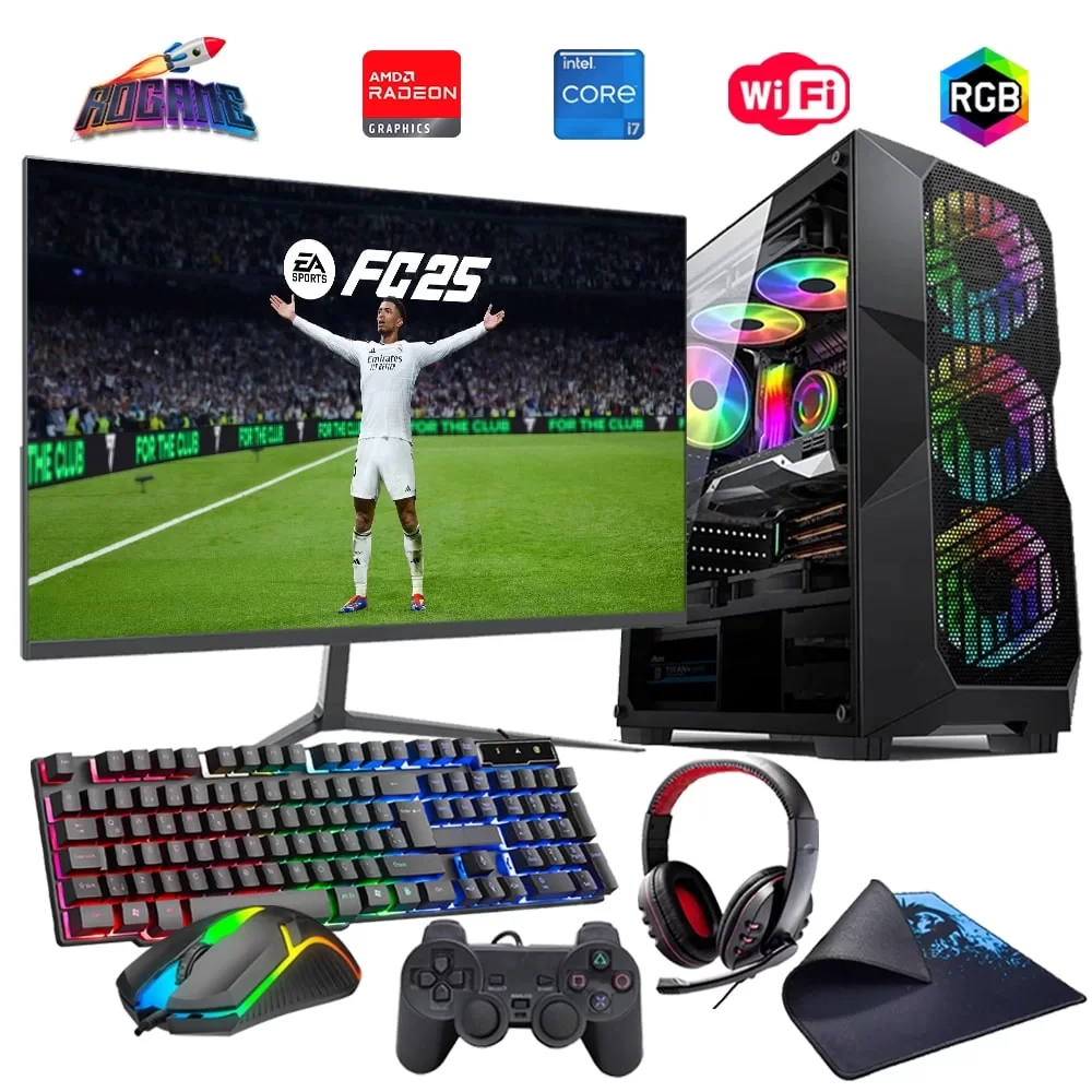 i7 13700F 32GB DDR4 1TB M2 8GB RX580 27 165Hz Monitörlü Oyun Bilgisayarı (Gaming SET)