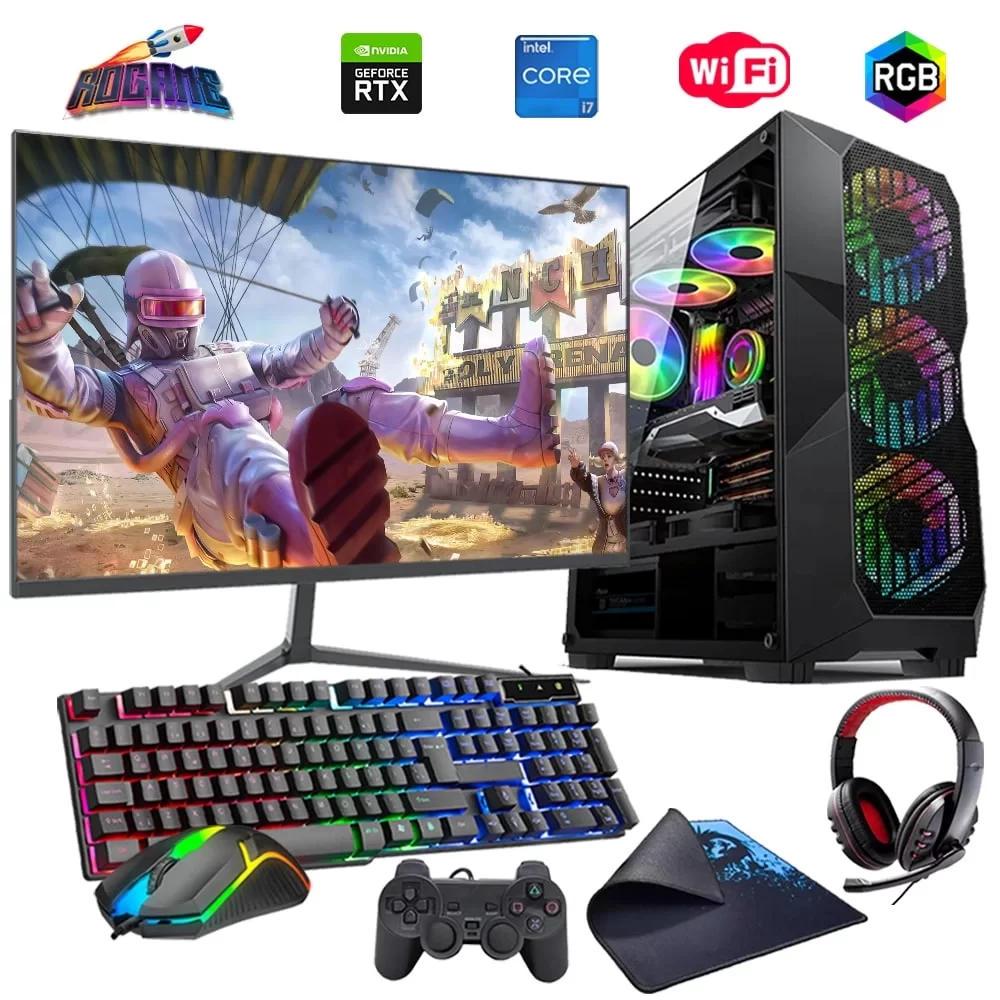 i7 14700F 32GB DDR4 1TB M2 6GB RTX3050 27 165Hz Monitörlü Oyun Bilgisayarı (Gaming SET)