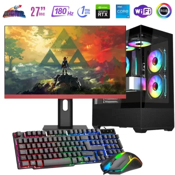 i5 13400F 16GB DDR4 1TB m2 12GB RTX4070 27 180Hz Monitörlü Oyun Bilgisayarı