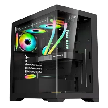 XASER MG210 RGB Siyah Powersız