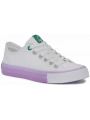 BENETTON 30176 Beyaz Lila Kadın Spor Ayakkabı