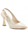 LİDER BTY 151-332 Bej Rugan Kadın Topuklu Ayakkabı