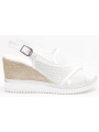 MAMMAMİA 1430 Beyaz Kadın Sandalet