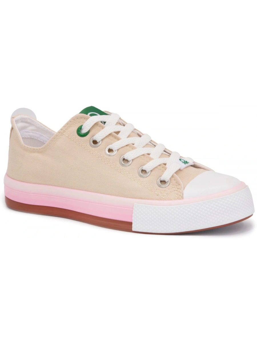 BENETTON 30176 Bej Kadın Spor Ayakkabı