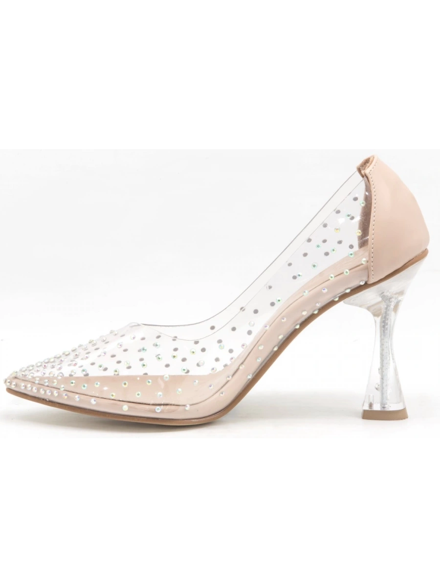 LİDER K09 Nude Kadın Topuklu Ayakkabı