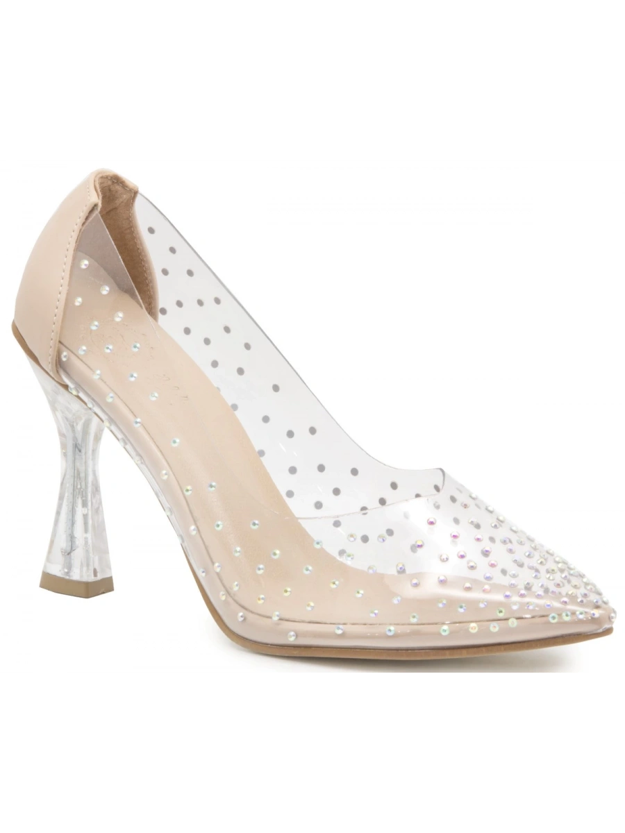 LİDER K09 Nude Kadın Topuklu Ayakkabı