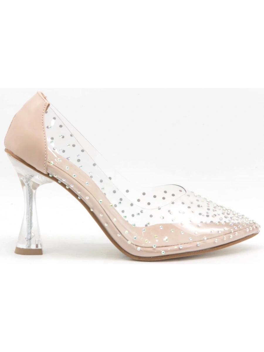 LİDER K09 Nude Kadın Topuklu Ayakkabı