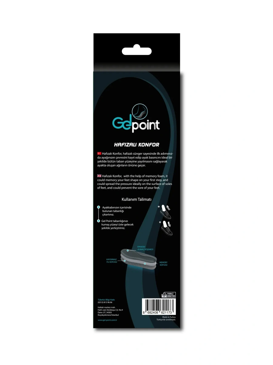 FABCARE FC GELPOİNT HAFIZALI KONFOR TABANLIK