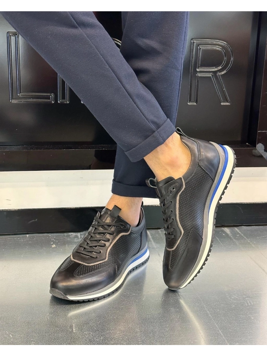 KOMCERO 1492 Siyah Erkek Ayakkabı