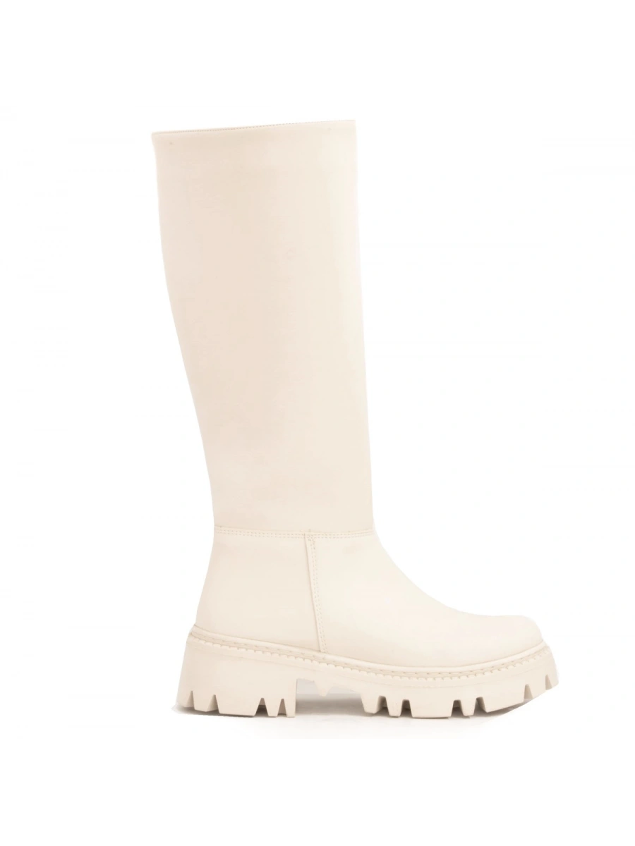 LİDER BTY 1417 Bej Kadın Çizme