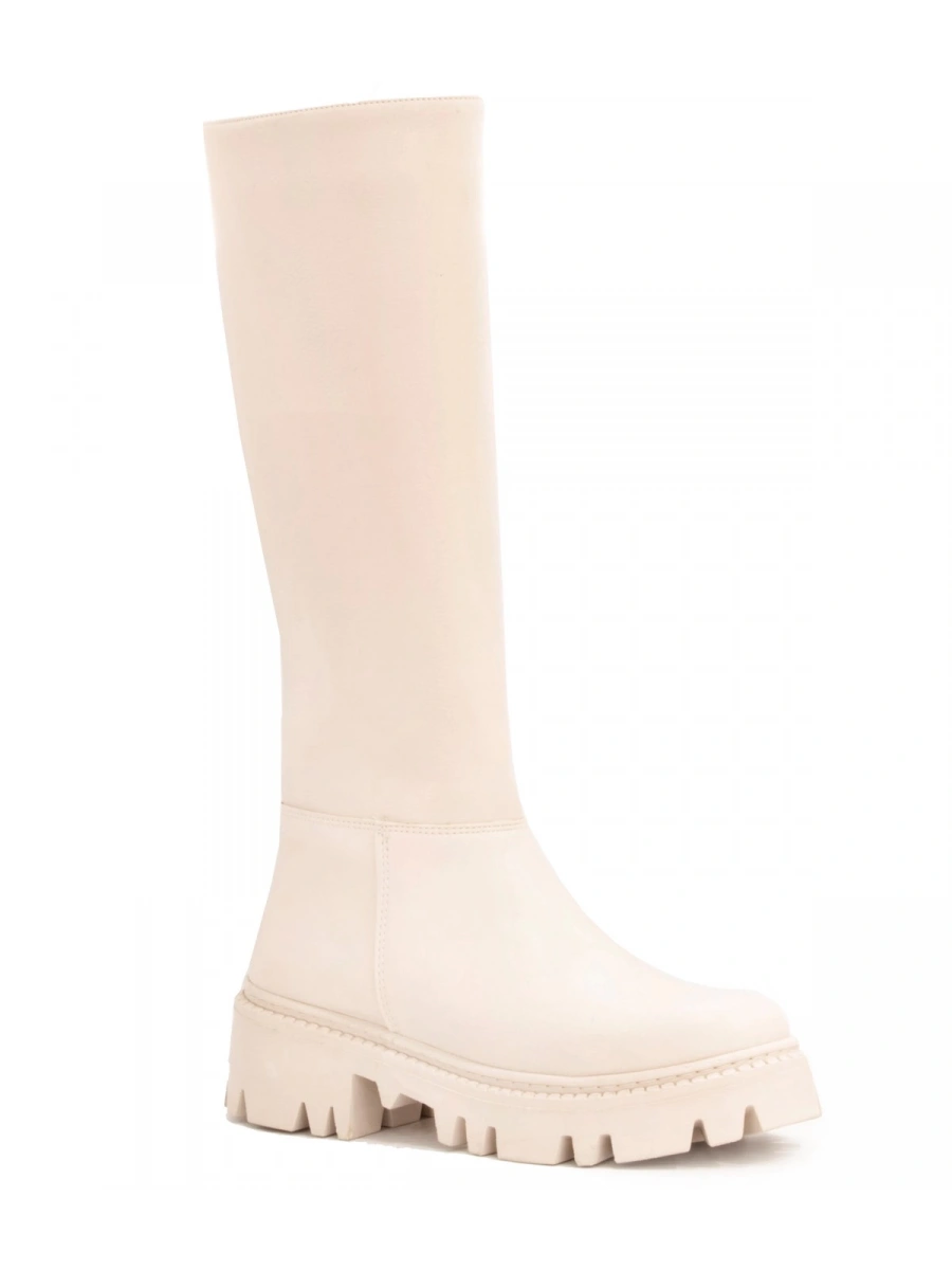 LİDER BTY 1417 Bej Kadın Çizme