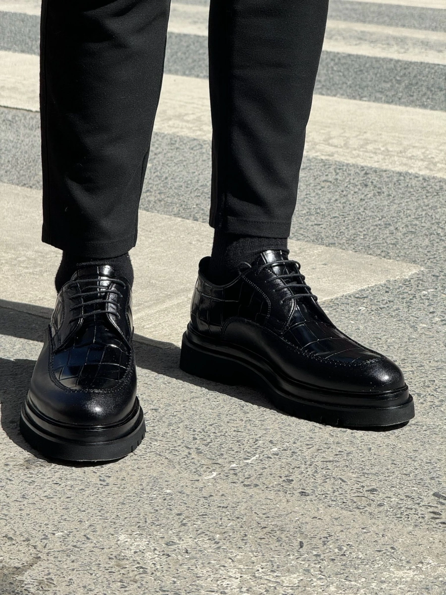 LİDER LTN 320 Siyah Erkek Ayakkabı