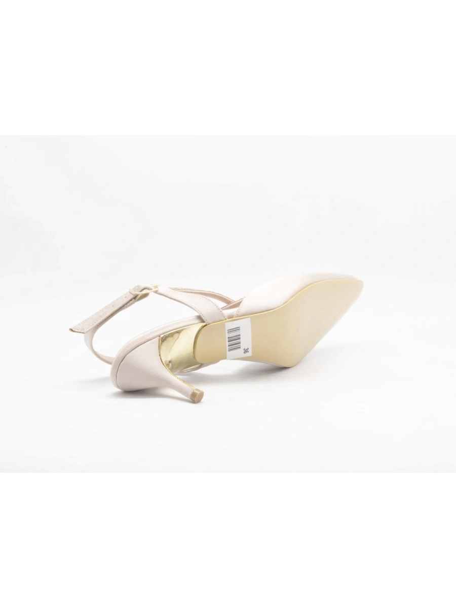 LİDER PRK K710 Ten Saten Kadın Topuklu Ayakkabı