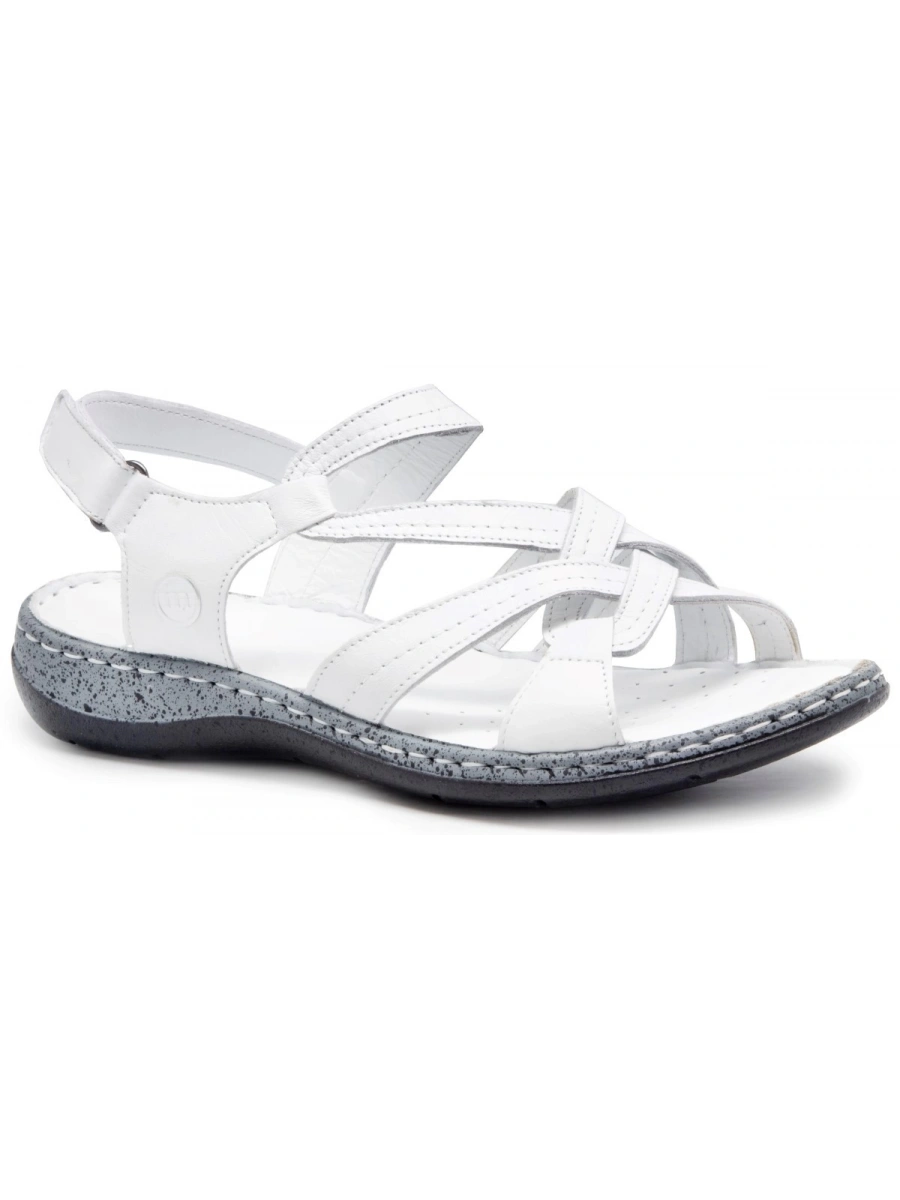 MAMMAMİA 2530 Beyaz Kadın Sandalet