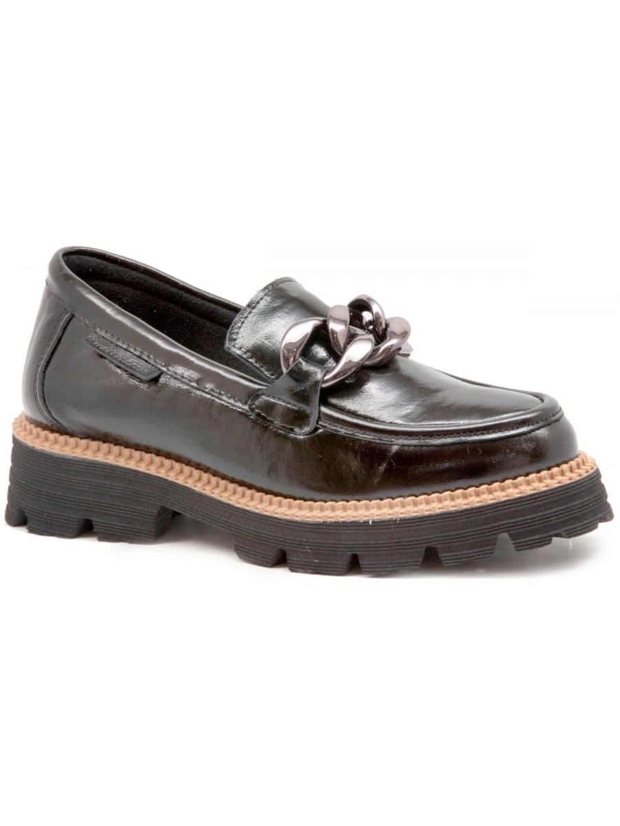 MAMMAMİA 3185 Siyah Rugan Kadın Ayakkabı