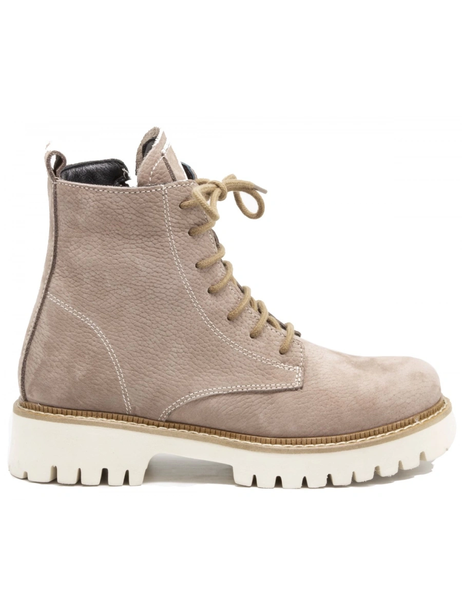 MAMMAMİA 4125 Vizon Nubuk Kadın Bot