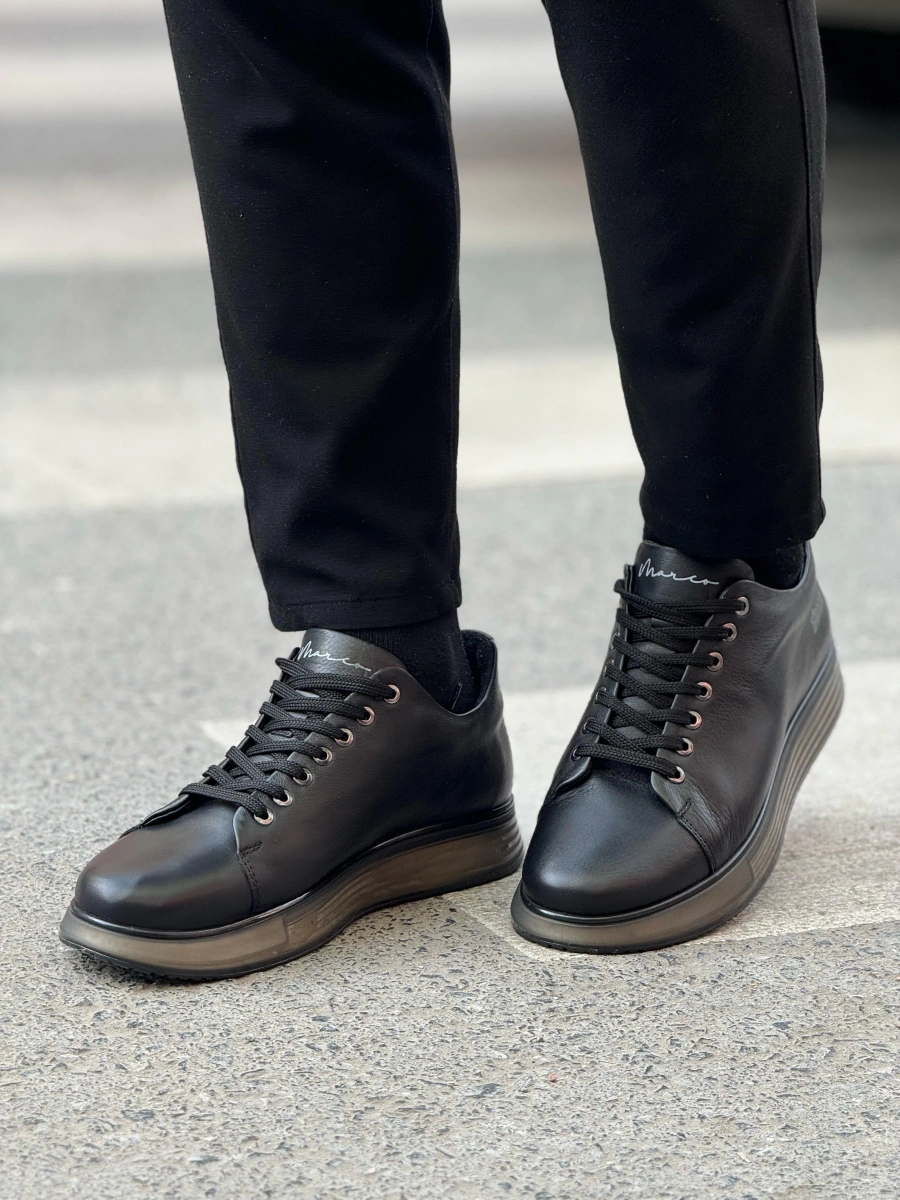MARCOMEN 15275 Siyah Erkek Ayakkabı