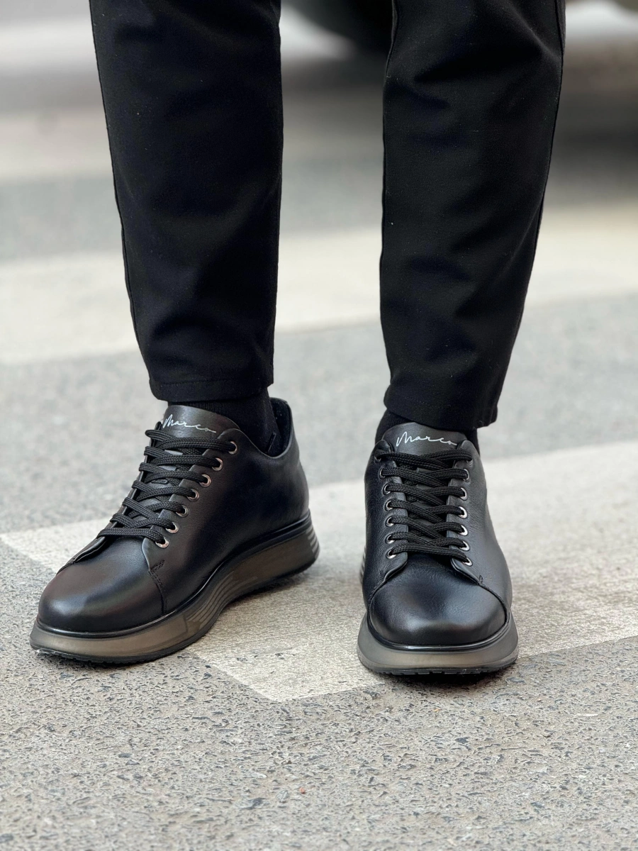 MARCOMEN 15275 Siyah Erkek Ayakkabı