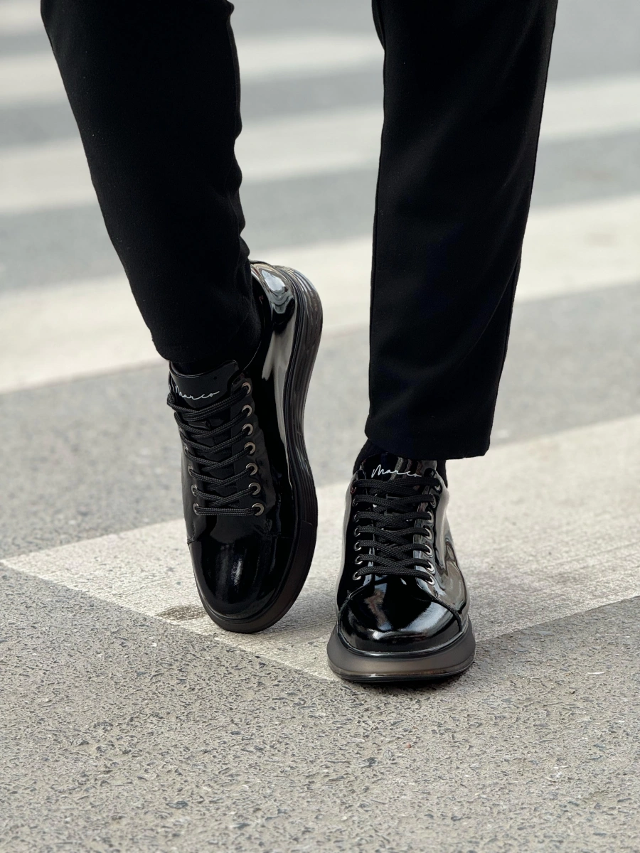 MARCOMEN 15275 Siyah Rugan Erkek Ayakkabı