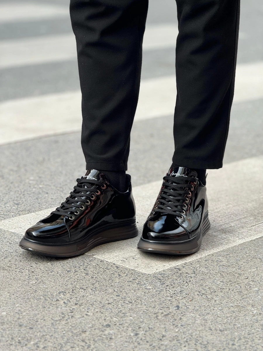 MARCOMEN 15275 Siyah Rugan Erkek Ayakkabı