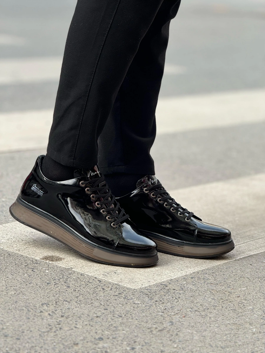 MARCOMEN 15275 Siyah Rugan Erkek Ayakkabı