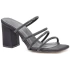 LİDER PRK 2023 Siyah Saten Kadın Topuklu Ayakkabı