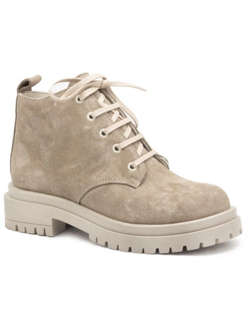 LİDER 22952 Bej Süet Kadın Bot
