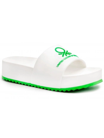 BENETTON 1211 Beyaz Kadın Terlik