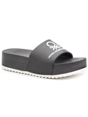 BENETTON 1211 Siyah Kadın Terlik