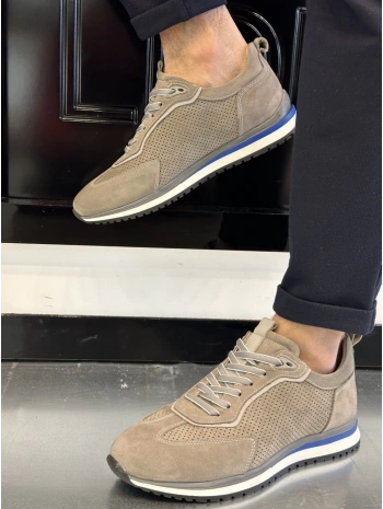 KOMCERO 1492 Gri Erkek Ayakkabı