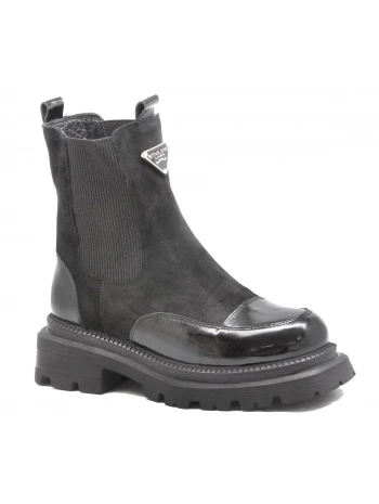 LİDER RCL 37506 Siyah Rugan Kadın Bot