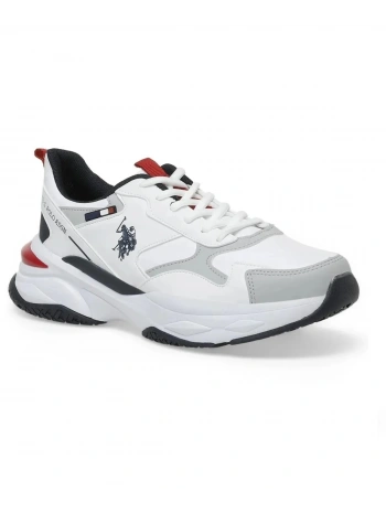Us Polo Assn SOLIDAR Beyaz Erkek Spor Ayakkabı