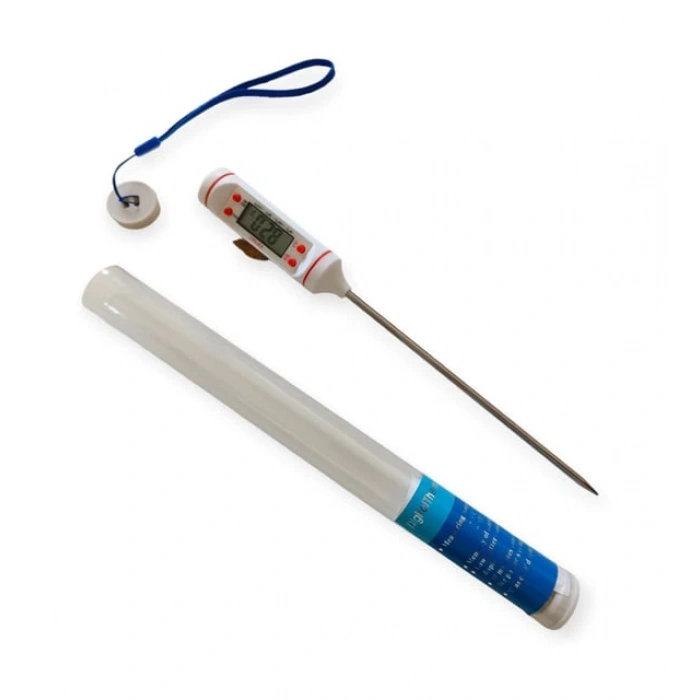Dijital Gıda Termometresi Sıvı Gıda Et Su Süt Yiyecek Sıcaklık Ölçer Mutfak Gıda