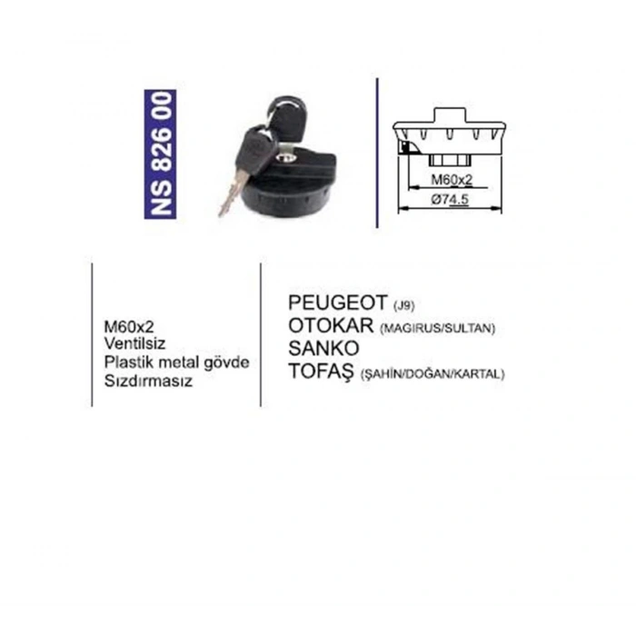 NESAN DEPO KAPAĞI TOFAŞ D/Ş/K-MAGIRUS MİNİBÜS/SULTAN-PEU - NS.82600