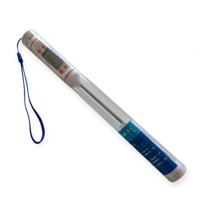 Dijital Gıda Termometresi Sıvı Gıda Et Su Süt Yiyecek Sıcaklık Ölçer Mutfak Gıda