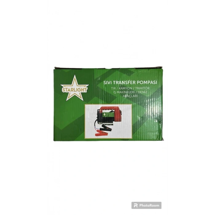 STARLİGHT 12 VOLT DIŞTAN SIVI MAZOT AKTARIM POMPASI 45LT/DK 175WATT