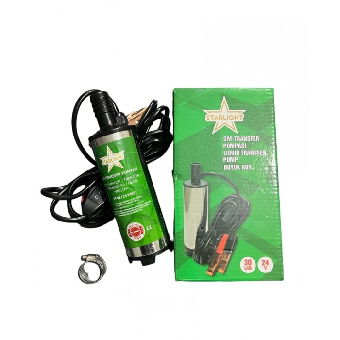 STARLİGHT 24 VOLT DALGIÇ SIVI TRANSFER POMPASI 30 LİTRE/DK