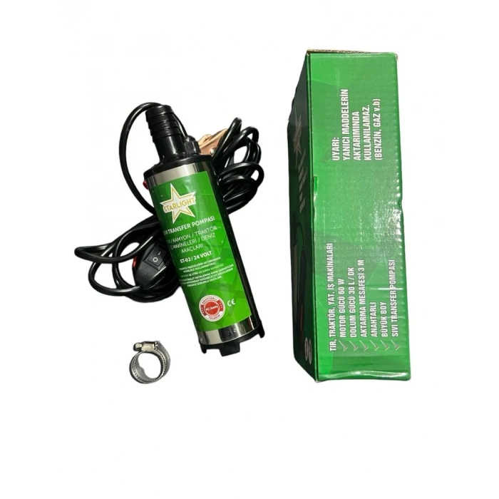 STARLİGHT 24 VOLT DALGIÇ SIVI TRANSFER POMPASI 30 LİTRE/DK