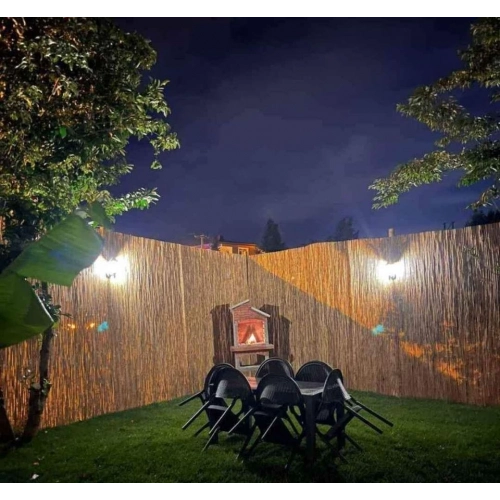 2,50 Metre x 3 Metre Hasır Bahçe Çiti Balkon Çiti Gölgelik ve Dekorasyon