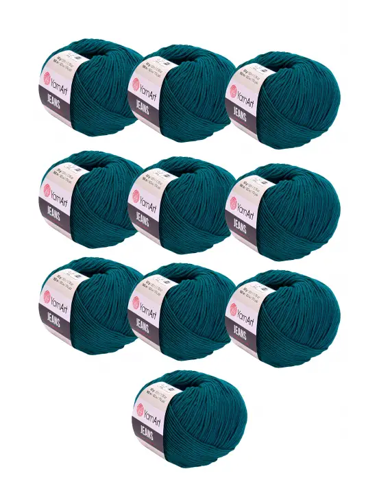 10 x Yarnart Jeans 63 10lu Paket Amigurimi Bebek Ipi Yarnart Jeans 10 Adet