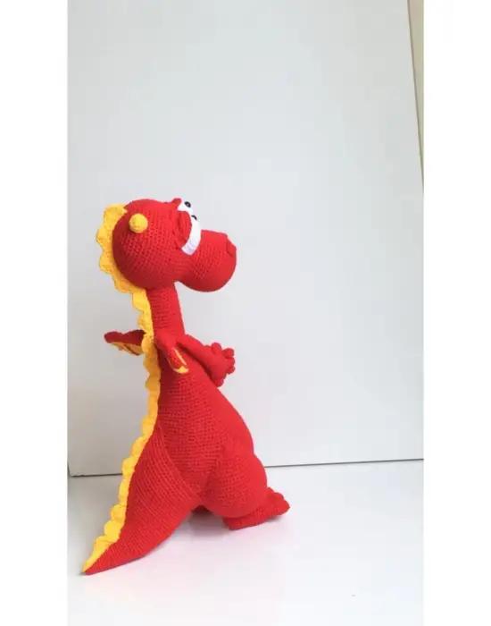 Uyku Arkadaşı Amigurumi El Örgüsü Ejderha