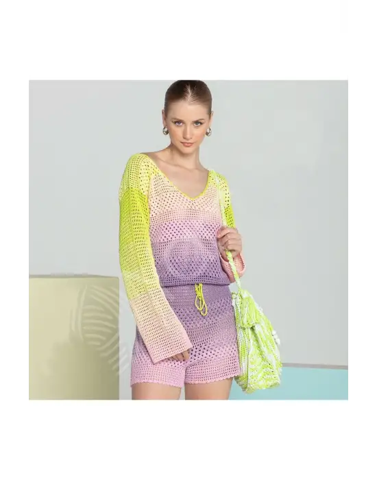 Rosegarden - Ebruli El Örgü Ipi Ebruli-311