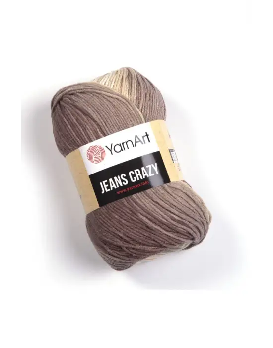 Jeans Crazy Ebruli El Örgü Ipi Ebruli-8201