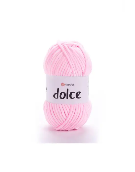 Dolce - Kadife El Örgü Ipi Pembe-796