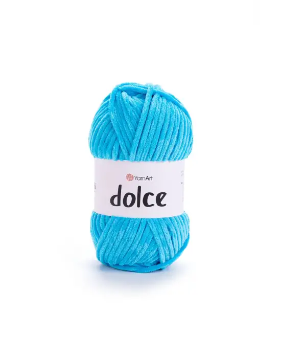 Dolce - Kadife El Örgü Ipi Açık Mavi-758